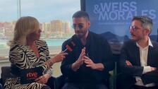 Miguel Ángel Silvestre ha vivido "como una gran oportunidad" la serie 'Weiss y Morales'