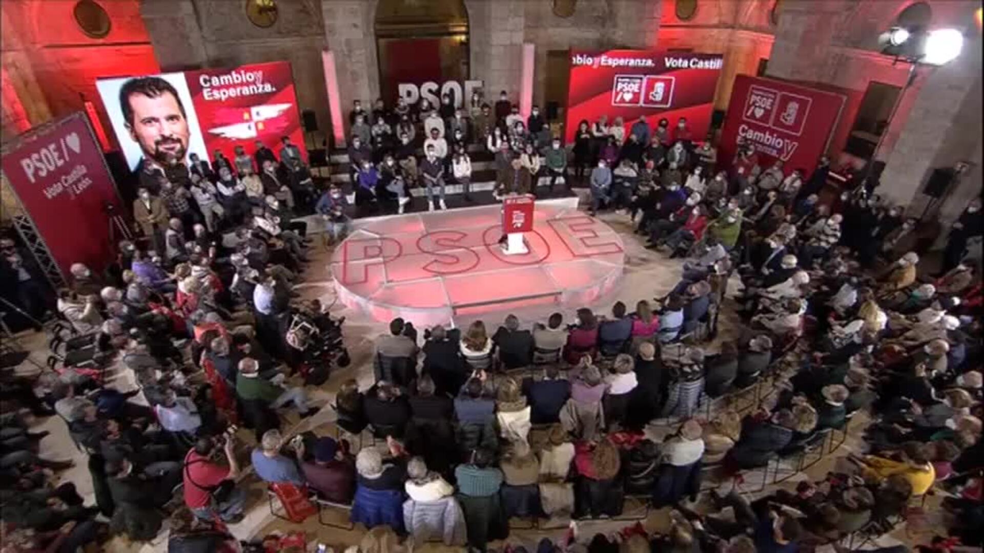 Sánchez asegura que Tudanca alterará los planes del PP para cambiar a Ciudadanos por Vox en Castilla y León