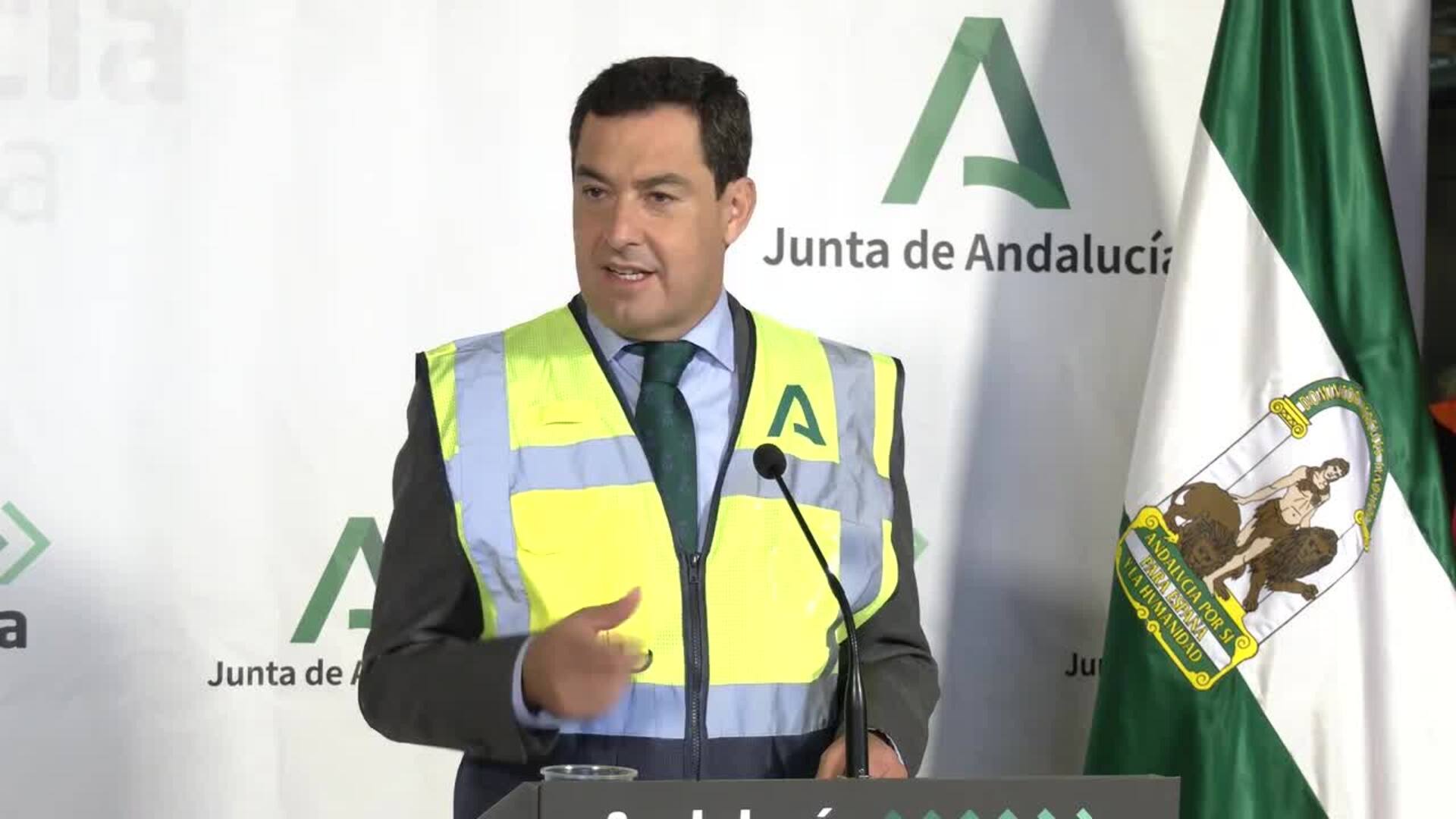 Moreno visita las obras de reforma del Hospital Comarcal Valle de los Pedroches