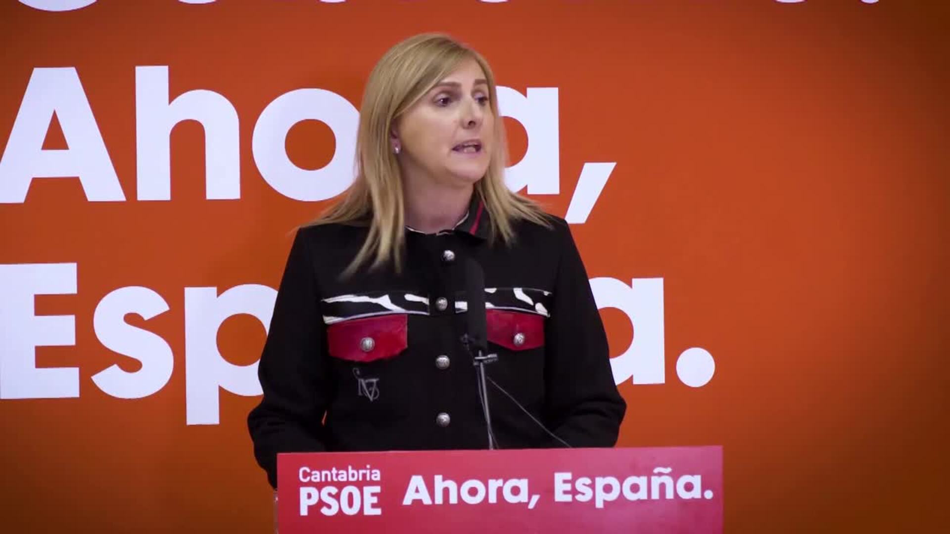 Noelia Cobo confirma que PSOE sigue en el Gobierno de Cantabria