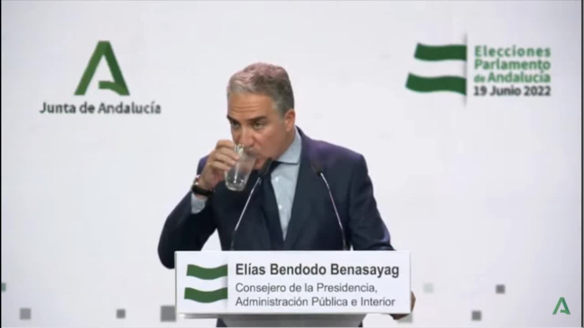 Bendodo informa de los resultados con el 96% escrutado