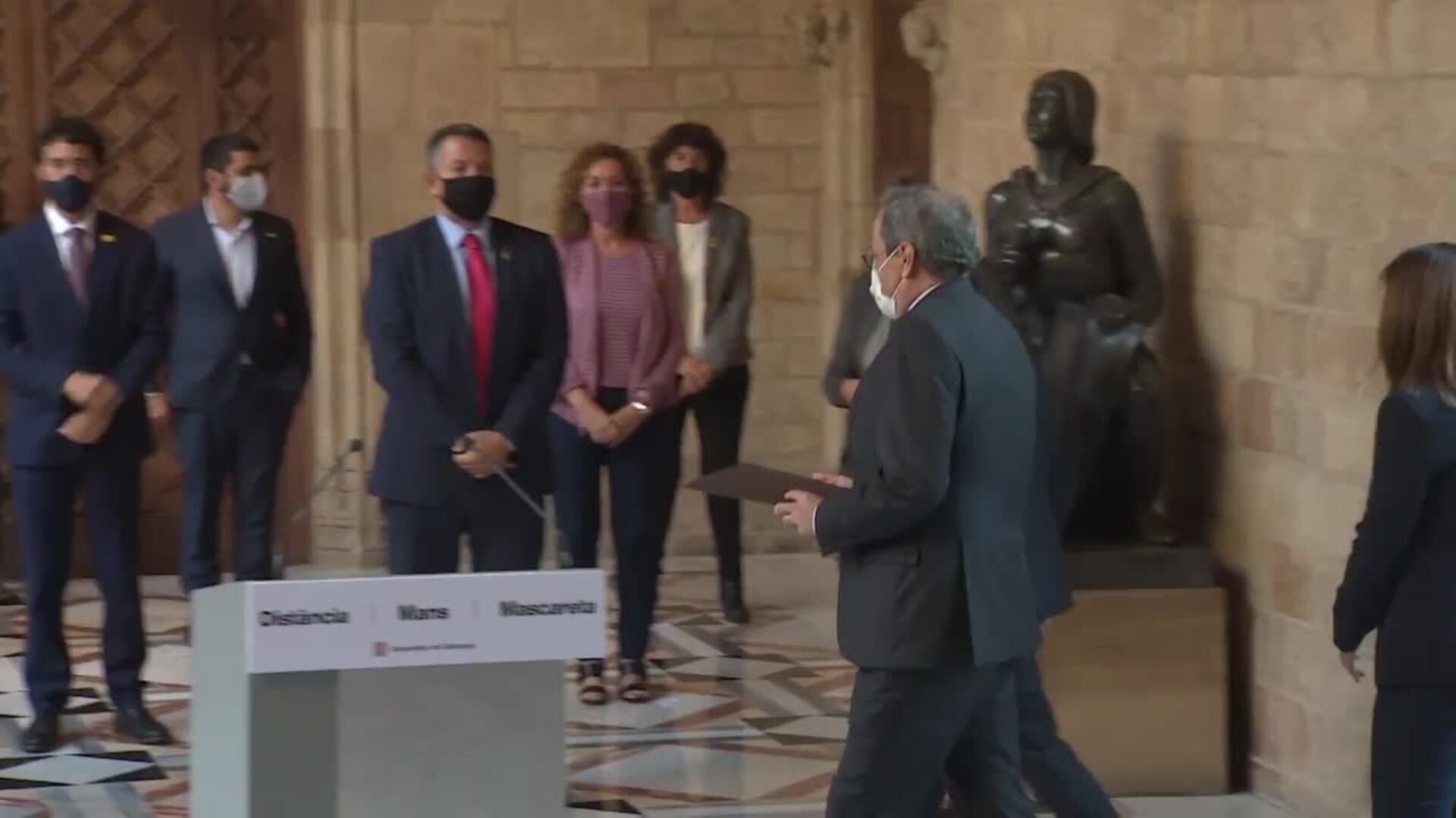 Torra pide que las próximas elecciones sean un plebiscito que &quot;confirme&quot; el 1-O