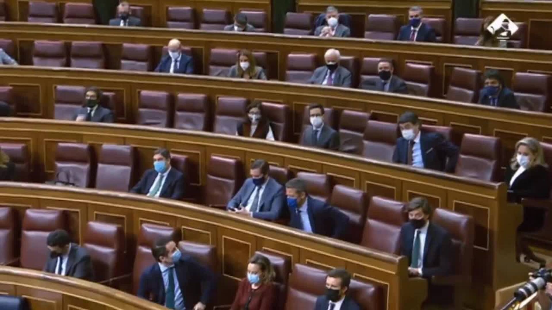 Batet reprende a diputados del PP: &quot;No se escondan tras las mascarillas&quot;