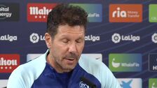 Simeone: «Cuando el rendimiento de Joao baja, juega otro compañero»