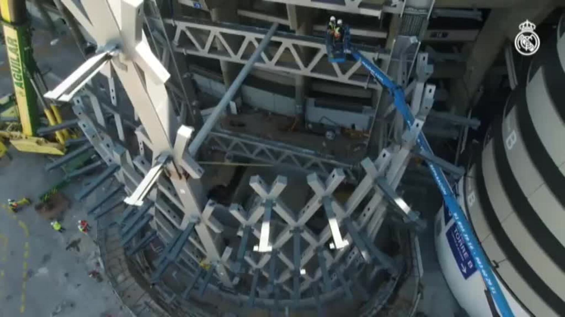 Así marchan las obras de remodelación del estadio del Real Madrid