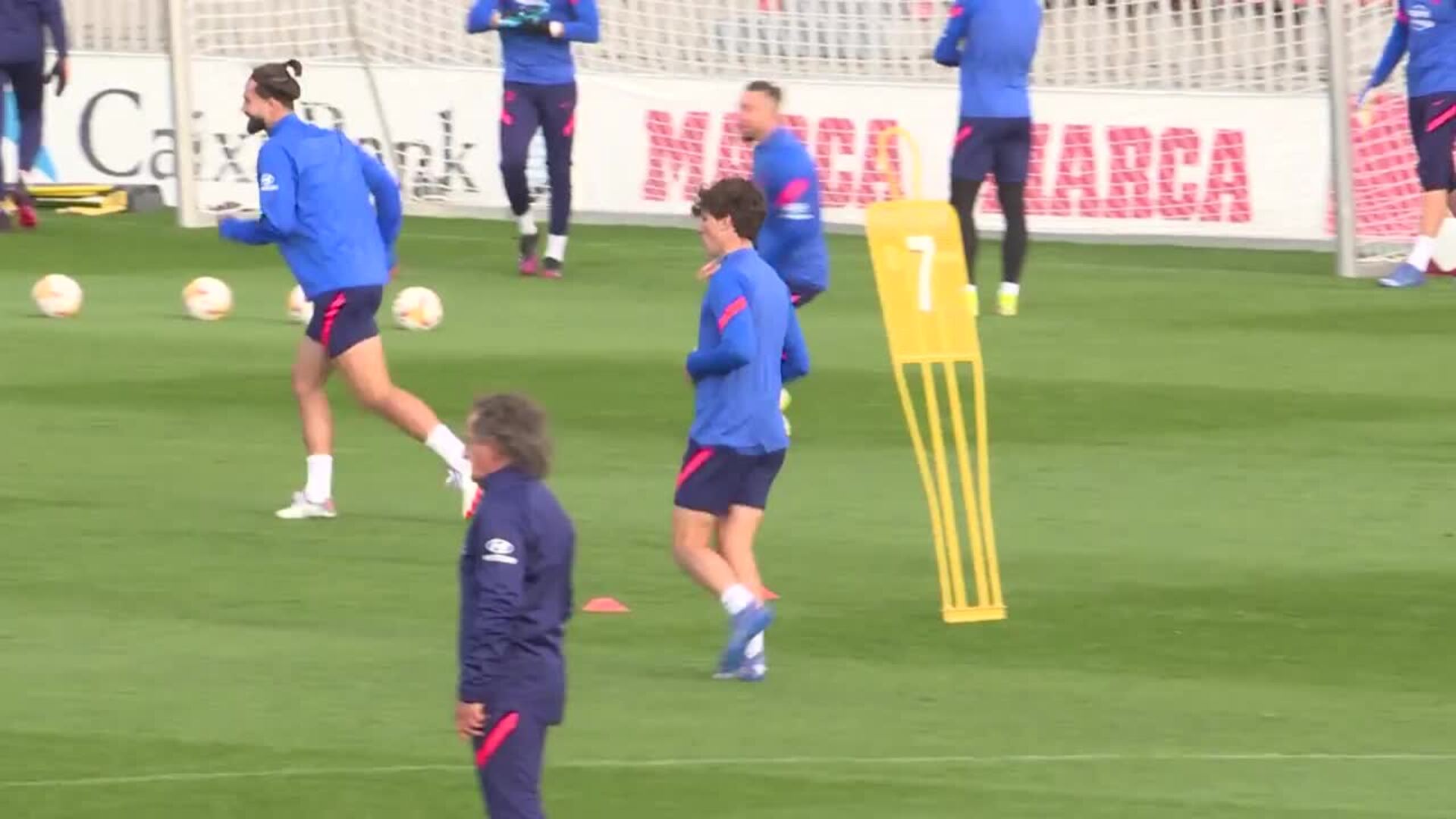 El Atlético de Madrid prepara su próximo partido ante el Betis