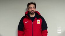 El patinador Adrián Díaz, abanderado español en la clausura de Pekín 2022