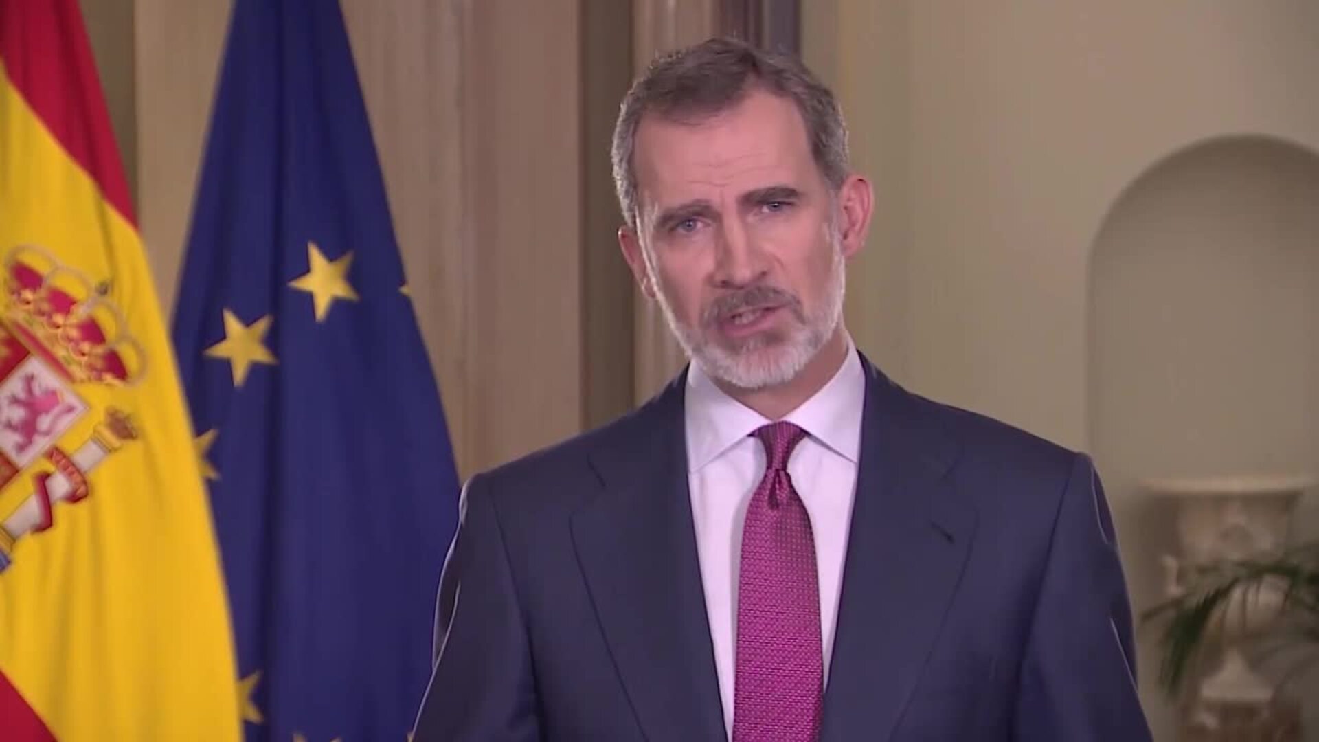 Felipe VI: &quot;No nos vencerá, nos hará más fuertes como sociedad&quot;