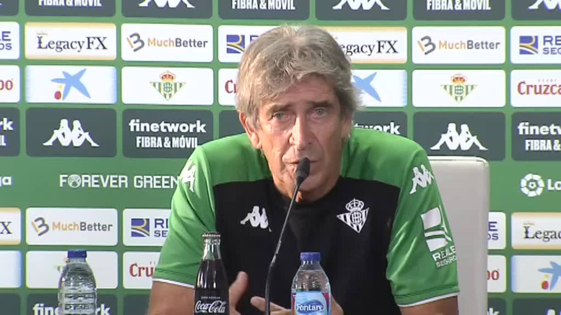 Pellegrini sobre el dato del mejor Betis del siglo XXI: &quot;Eso no nos quita la obligación de ganar mañana&quot;