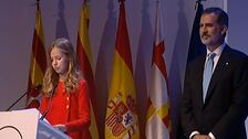 La Princesa Leonor: «Cataluña siempre ocupará un lugar en mi corazón»