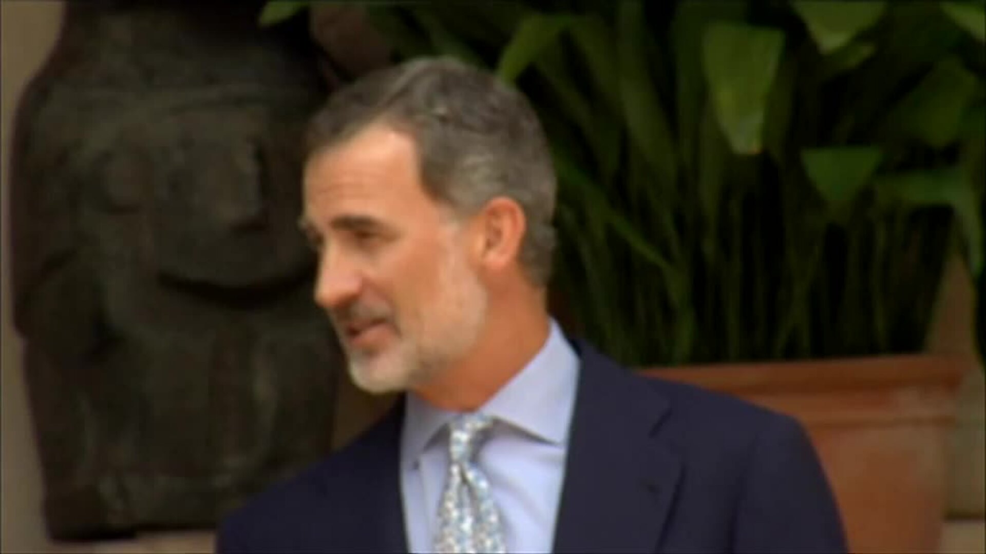 Felipe VI recibe a Pedro Sánchez en Marivent