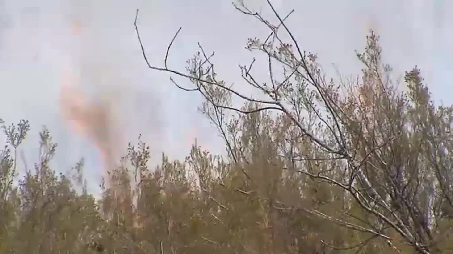 Noche en llamas en Galicia