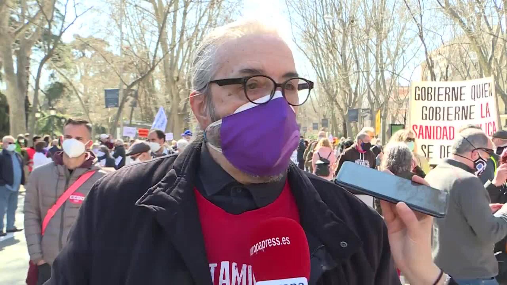 Marea Blanca sale a la calle por una sanidad pública con más recursos