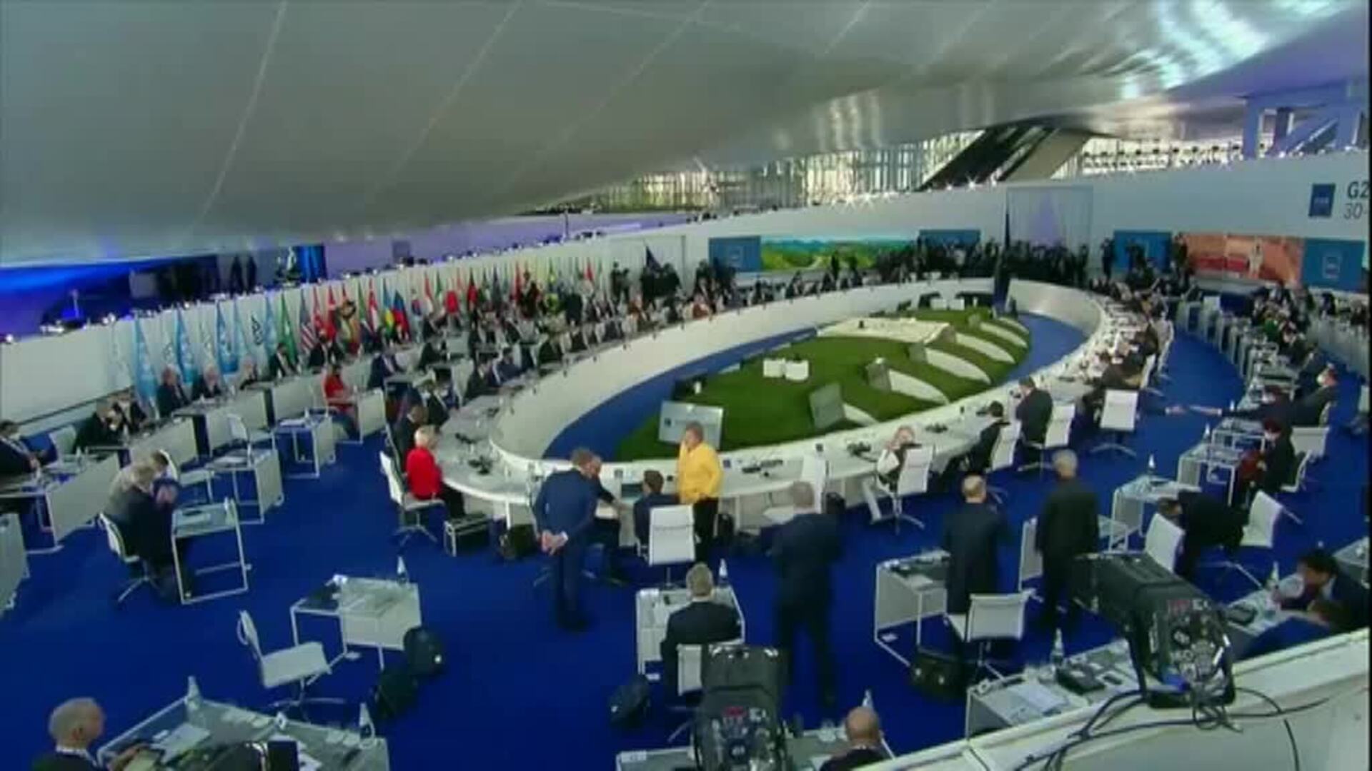 Primer encuentro presencial del G20 desde el comienzo de la pandemia