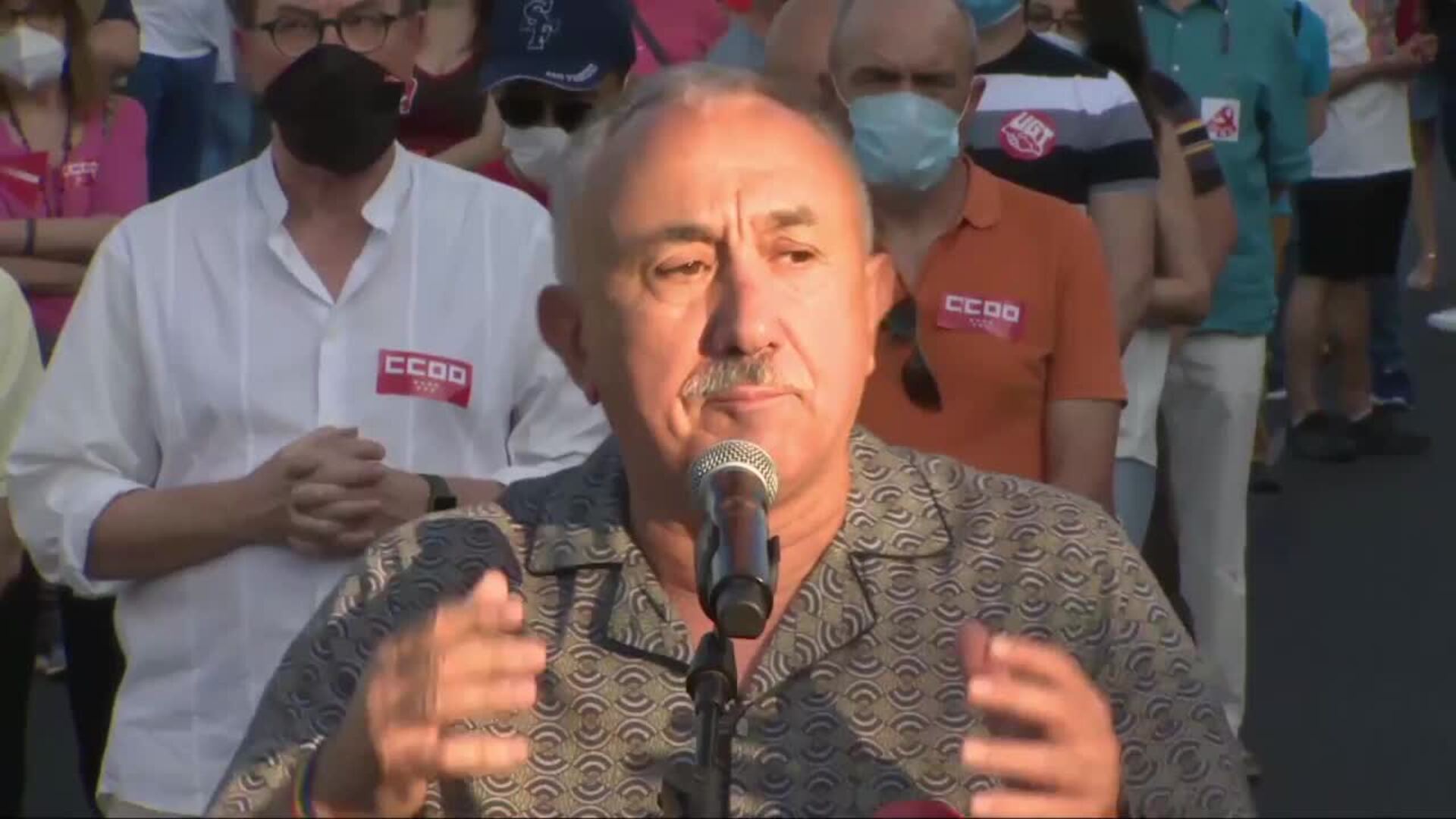 CCOO y UGT reclaman acuerdos de reconstrucción social y piden rebajar la crispación