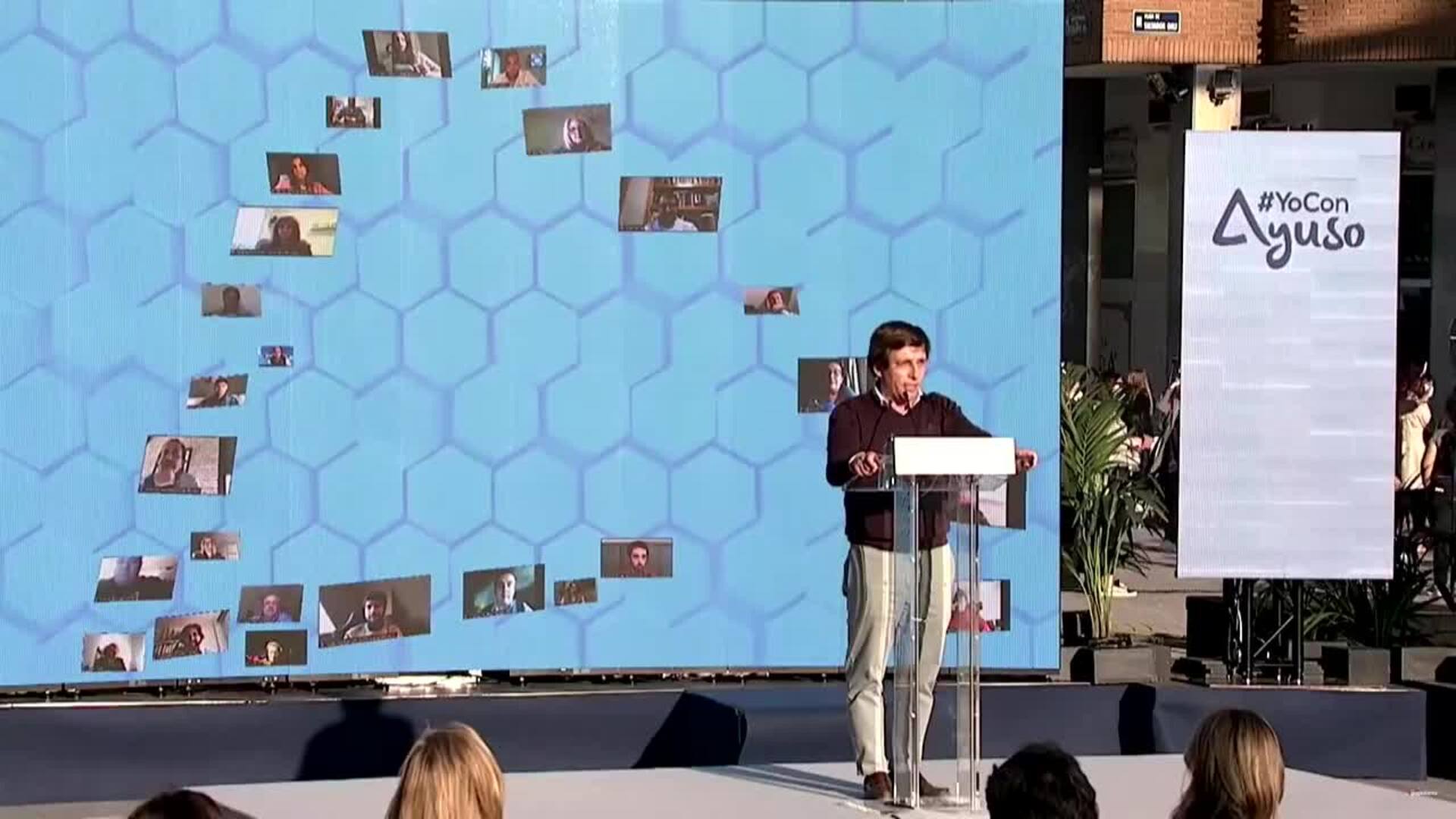 Almeida pide &quot;la mayoría más amplia&quot; para Ayuso