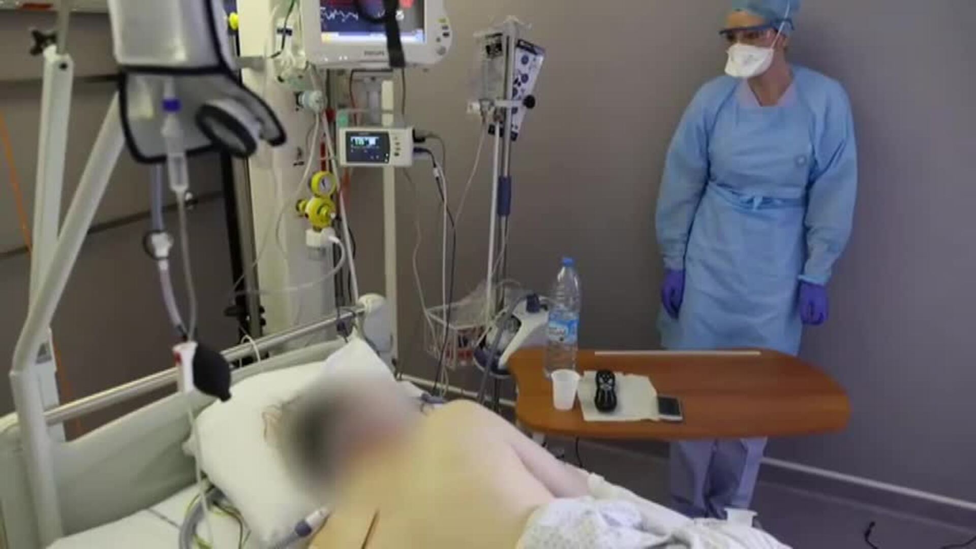 Ucis desbordadas en los hospitales del norte de Francia