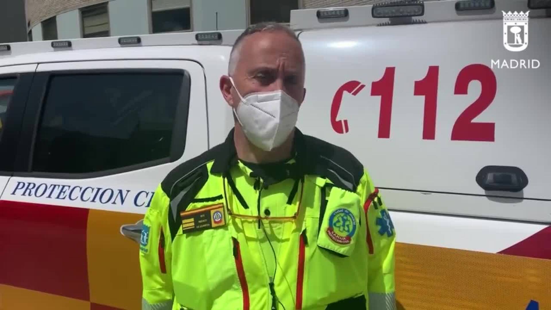 Grave un motorista tras sufrir un accidente en el Ensanche de Vallecas (Madrid)