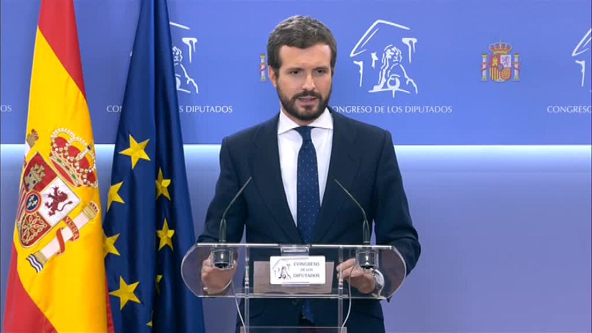 Casado: &quot;Pedro Sánchez ha unido su destino a Junqueras y a Torra&quot;