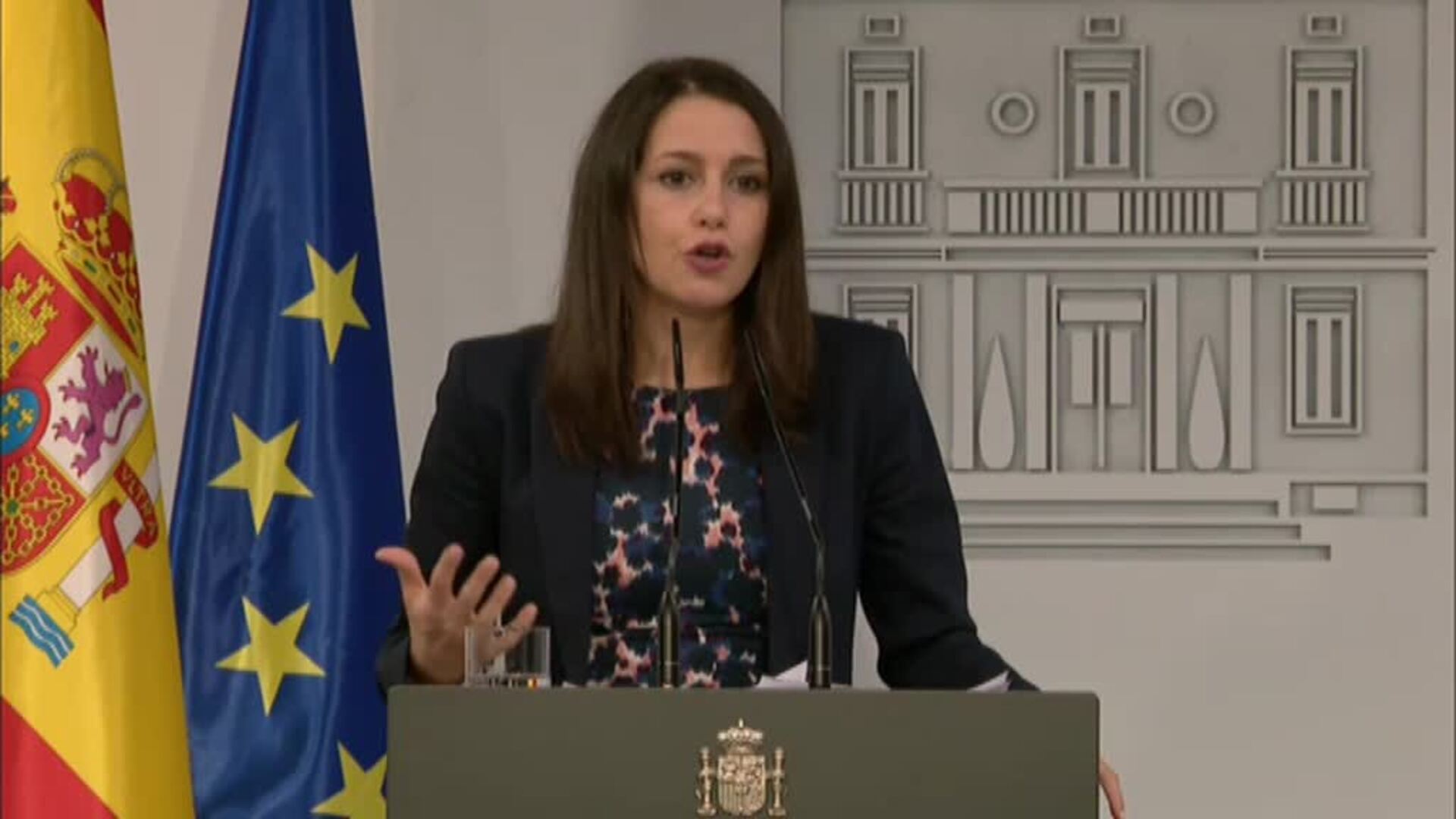 Arrimadas: &quot;Nuestra voluntad firme y real de negociar unos Presupuestos moderados, sensatos y sin ideologías&quot;