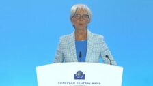 Lagarde: "Ahora resulta apropiado moderar el grado de restricción de la política monetaria"