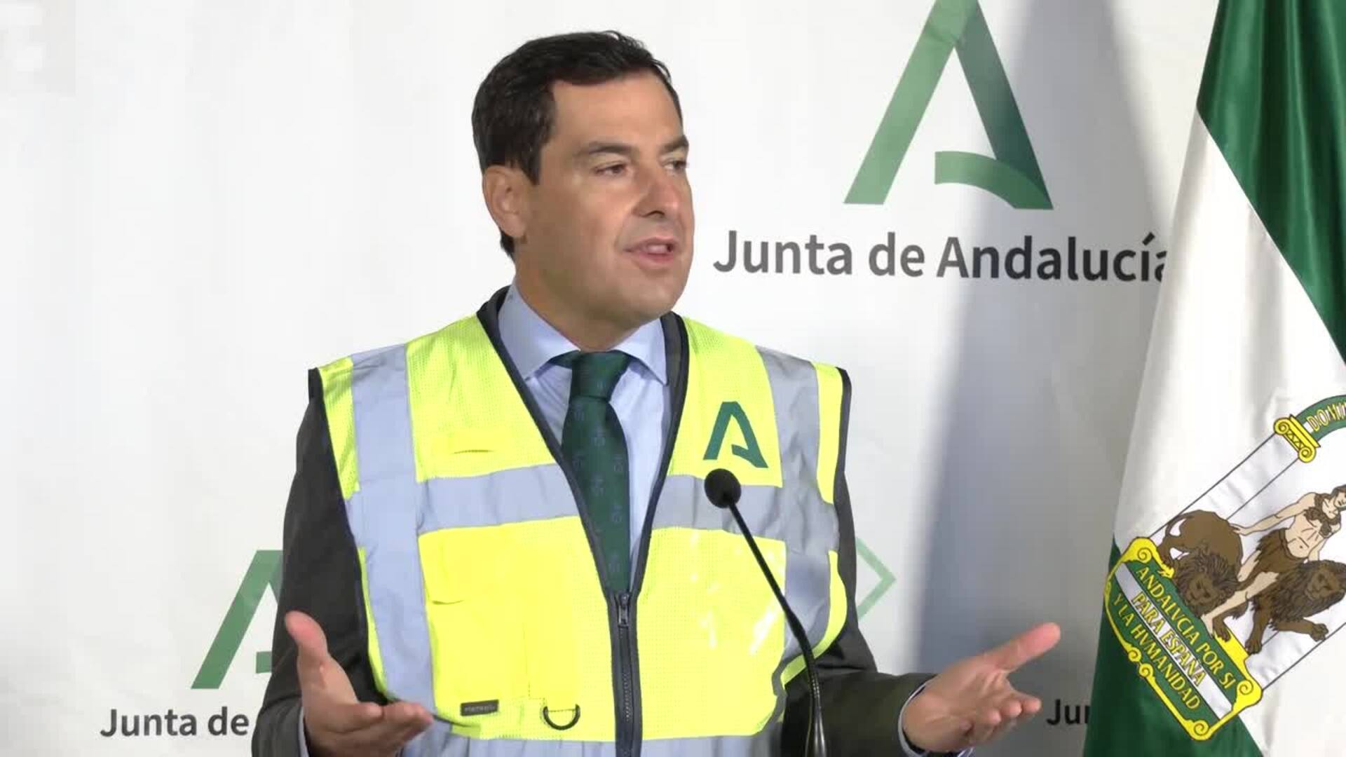 Moreno considera un disparate que ERC decida los impuestos de los andaluces