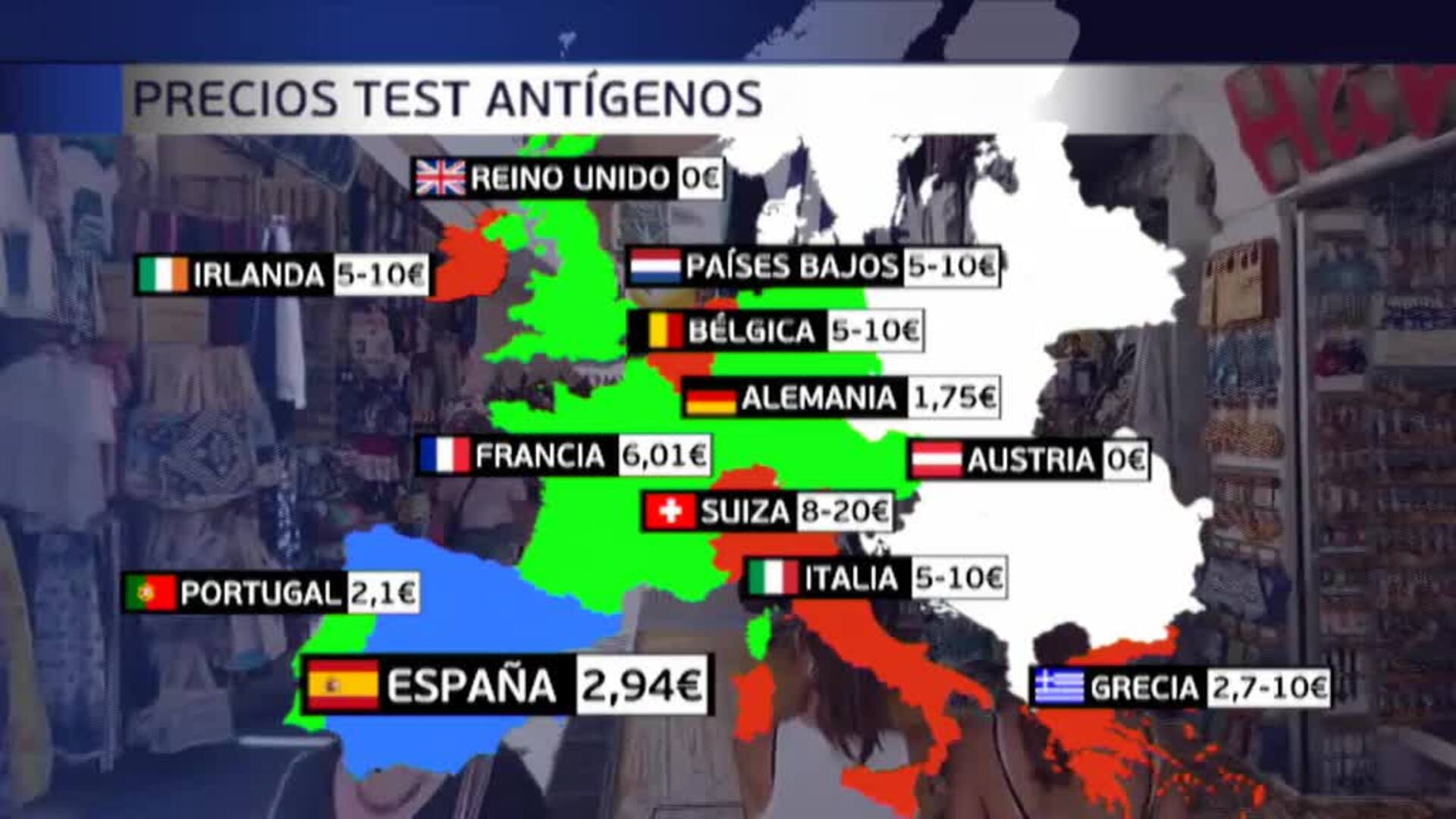 España limita el precios de las pruebas de antígenos pero sigue sin permitir su venta en supermercados