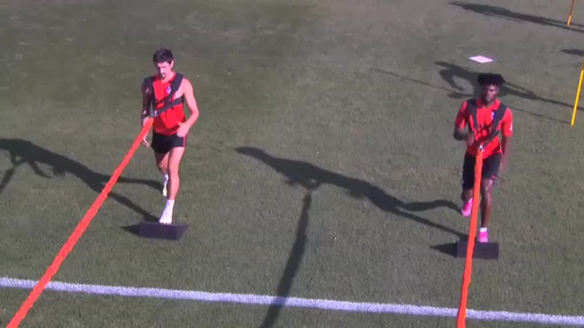 El Atlético de Madrid, preparado para estrenar Anoeta