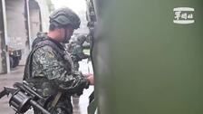 Más imágenes del comienzo de las maniobras militares anuales de Taiwán en plenas tensiones con China (C)