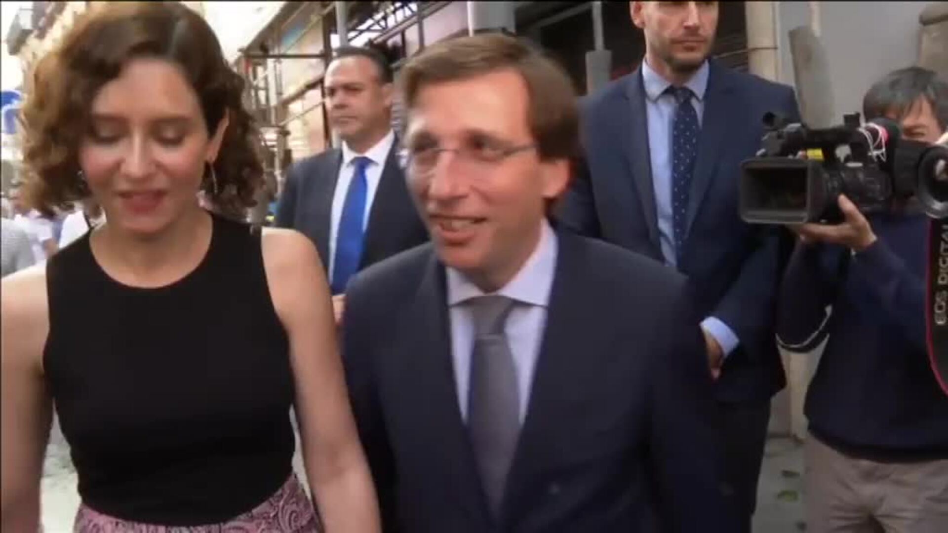 Ayuso y Almeida, juntos en los actos de San Isidro