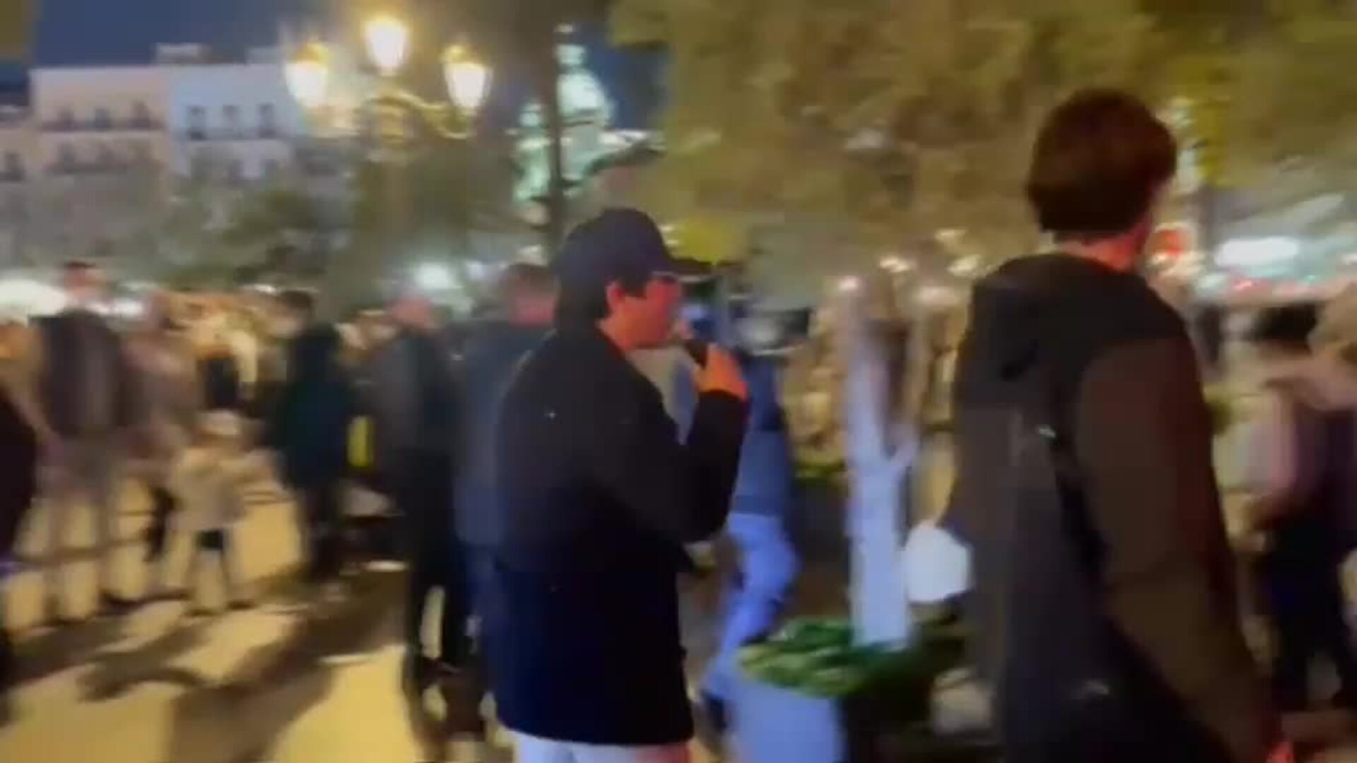 Negacionistas hostigan a los medios que cubrían una protesta en Valencia contra el pasaporte COVID