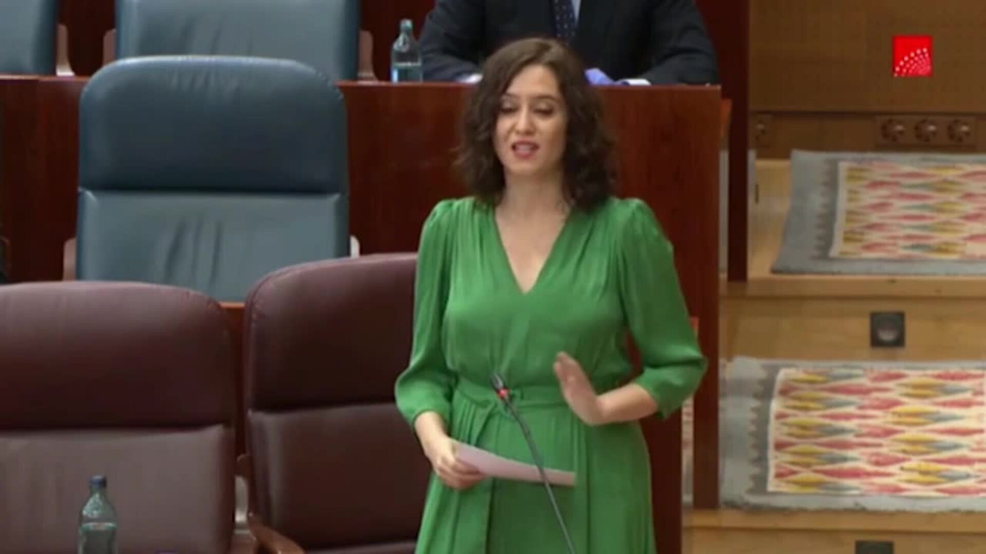 La Asamblea de Madrid celebra su primer Pleno semipresencial