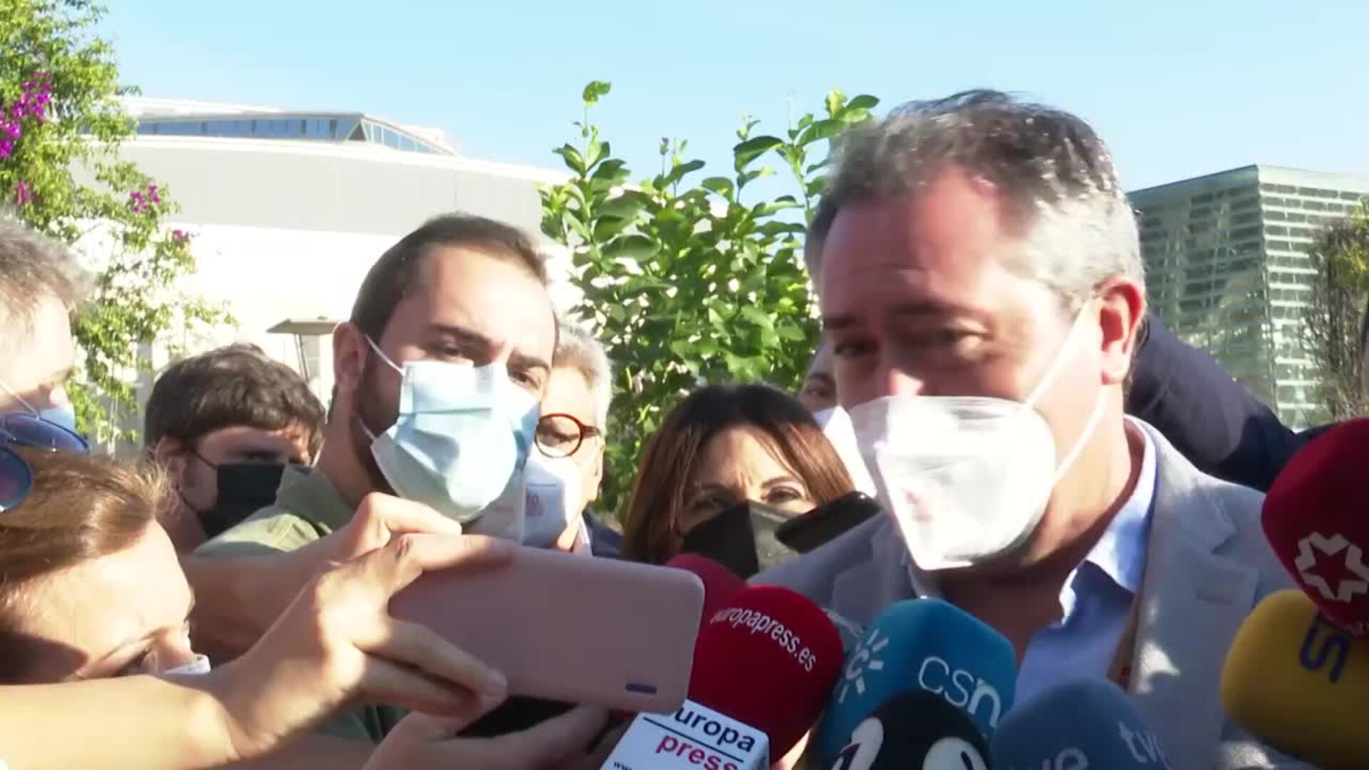 Espadas: &quot;Desde Andalucía venimos a trabajar para que el PSOE sea más fuerte&quot;