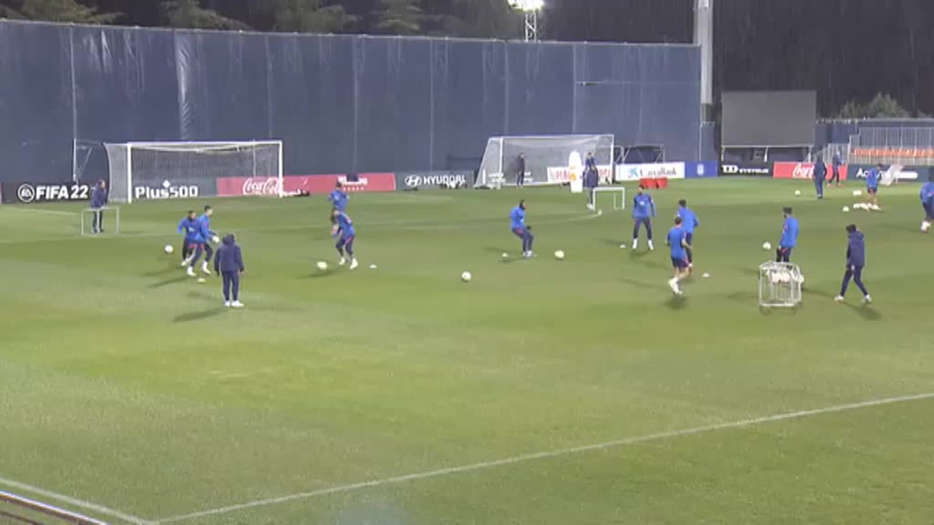 El Atlético de Madrid prepara su próximo partido de Champions contra en Milan