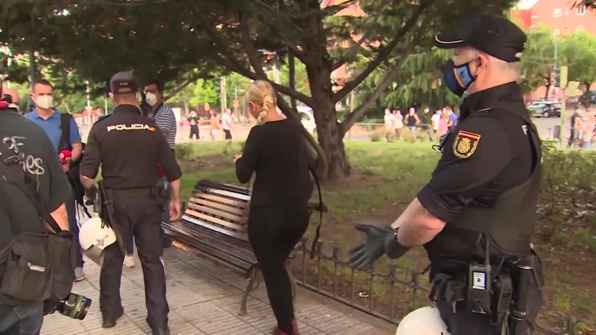 Protesta contra el Gobierno en Alcorcón (Madrid)