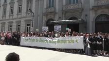 Cientos de personas protestan en Madrid contra las reformas judiciales del Gobierno