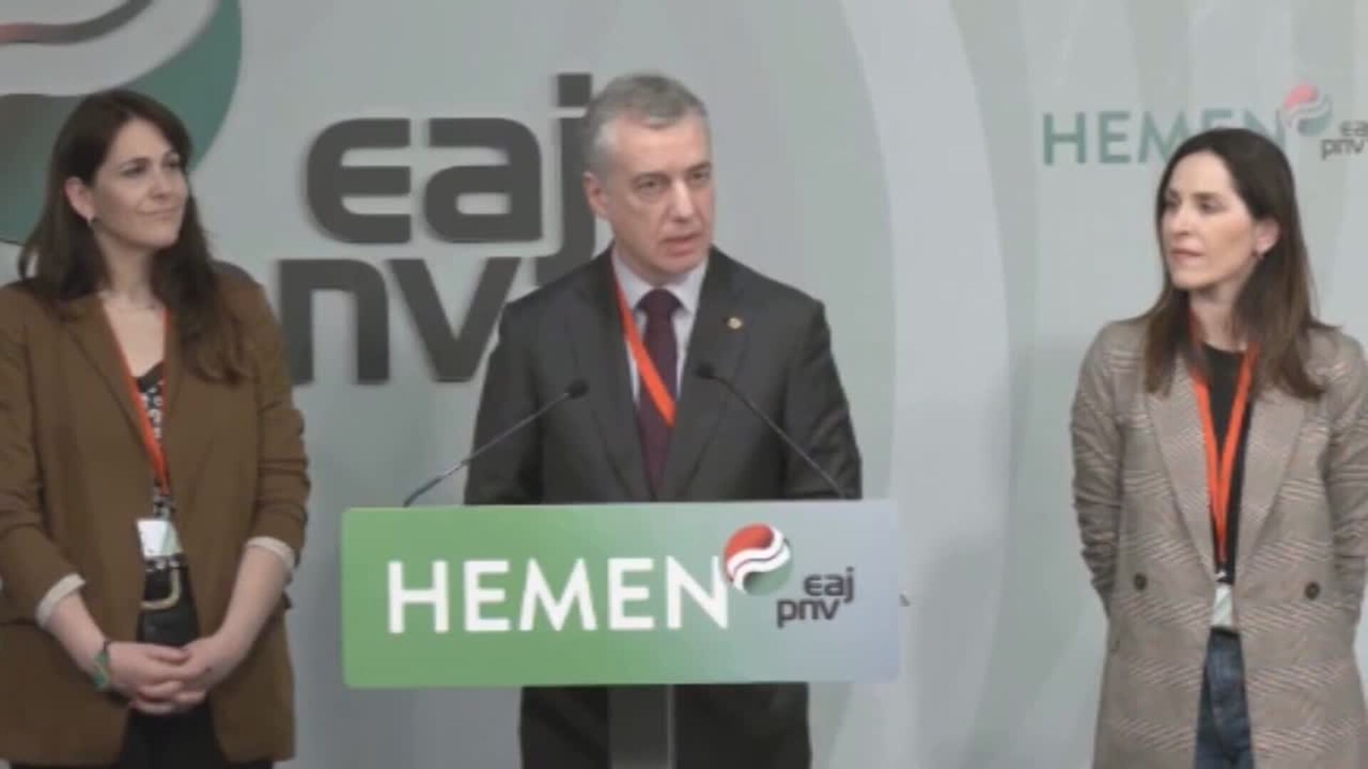 Urkullu asume su candidatura &quot;con más fuerza que nunca&quot;