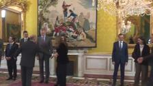 Los Reyes presiden la reunión del Patronato del Instituto Cervantes en Aranjuez