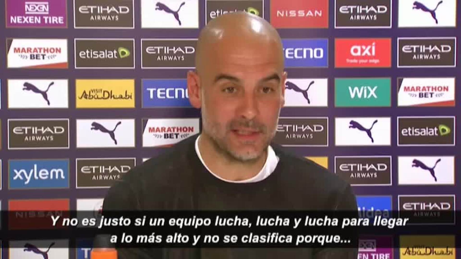 Guardiola contra la Superliga: &quot;No es deporte cuando no existe relación entre el esfuerzo y el éxito, entre el esfuerzo y la recompensa&quot;