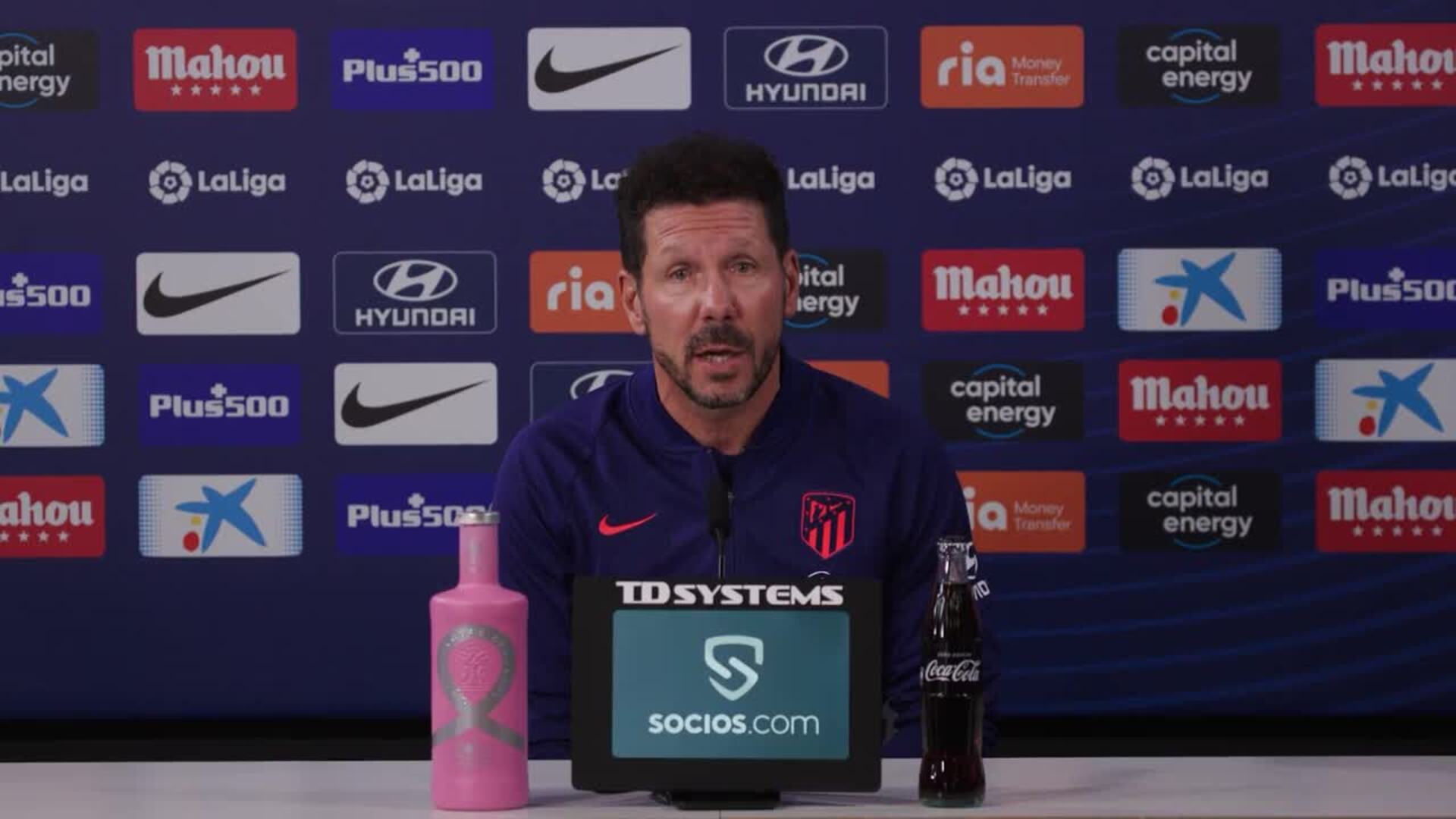 Simeone: &quot;Estamos atravesando un momento de dificultad y debemos salir reforzados&quot;