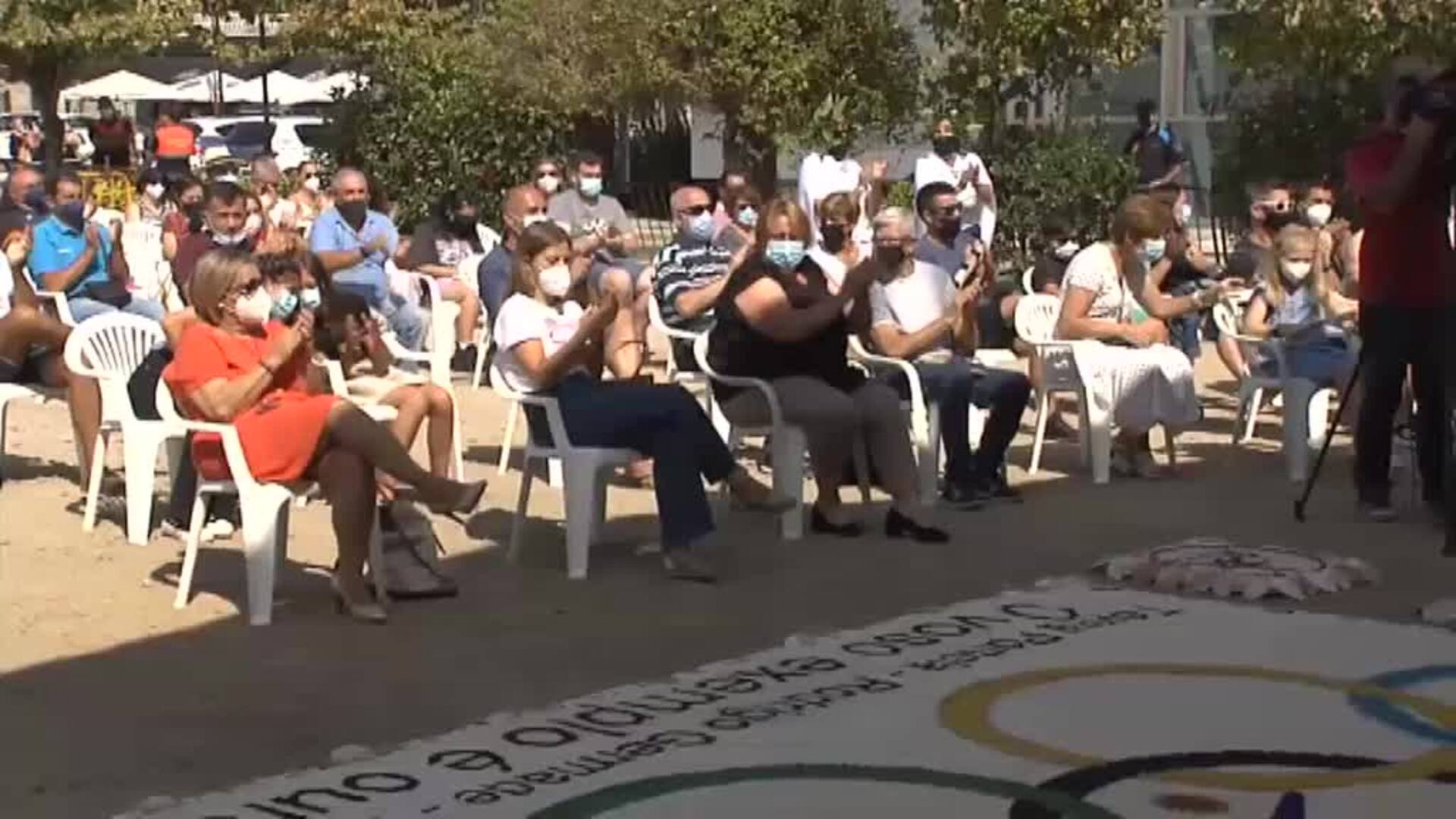 Cangas recibe a sus héroes olímpicos