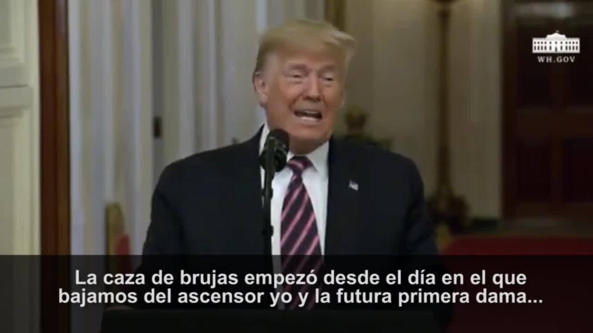 Trump asegura haber sido víctima de &quot;una caza de brujas&quot;