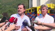 Mañueco reclama a Sánchez abordar los incendios "como asunto de Estado"
