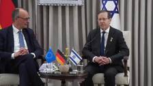 Herzog recibe a Merz en Jerusalén