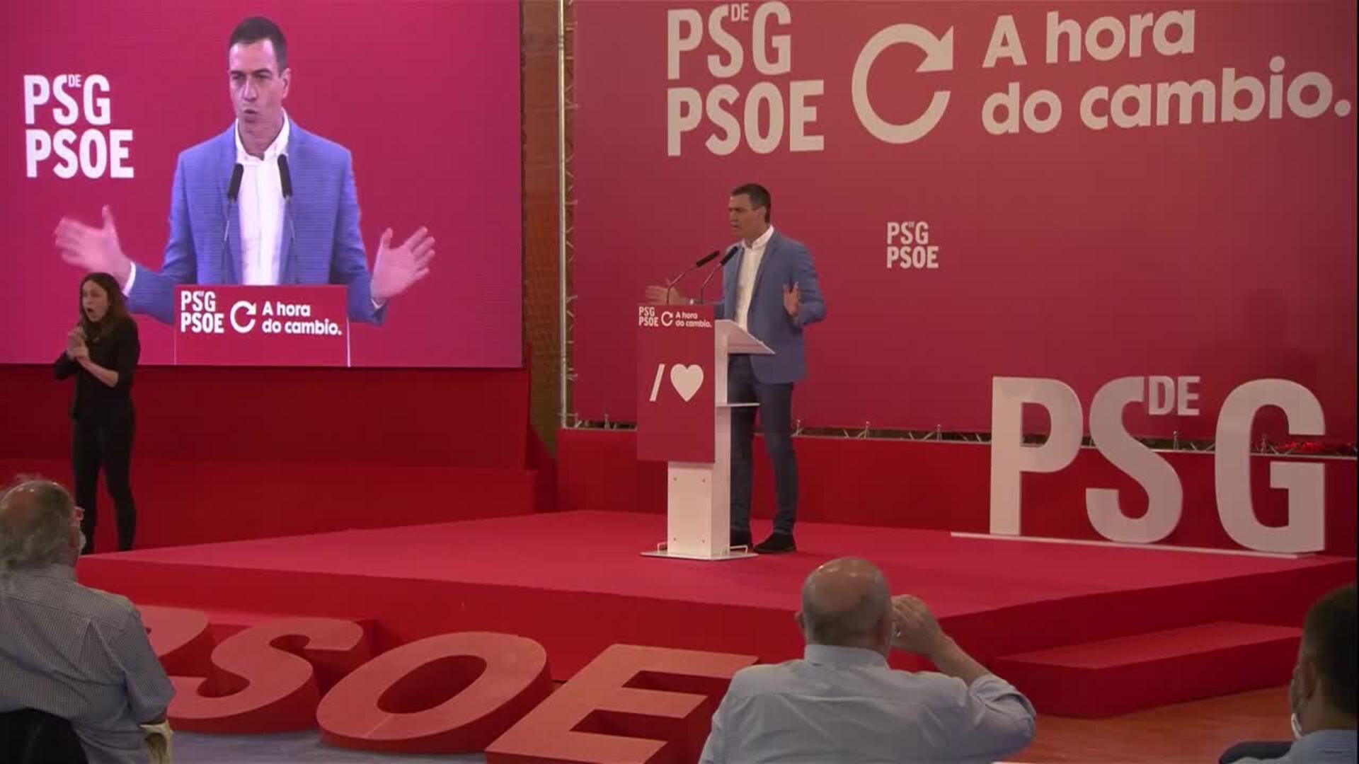 Sánchez pide a los ciudadanos que no se dejen &quot;atenazar por el miedo&quot;