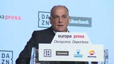 Tebas: «A Florentino no se le ganan los pulsos, parece mentira...»