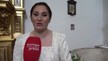 Aneth, emocionada en el bautizo de su hijo, recuerda su amistad con Isa Pantoja