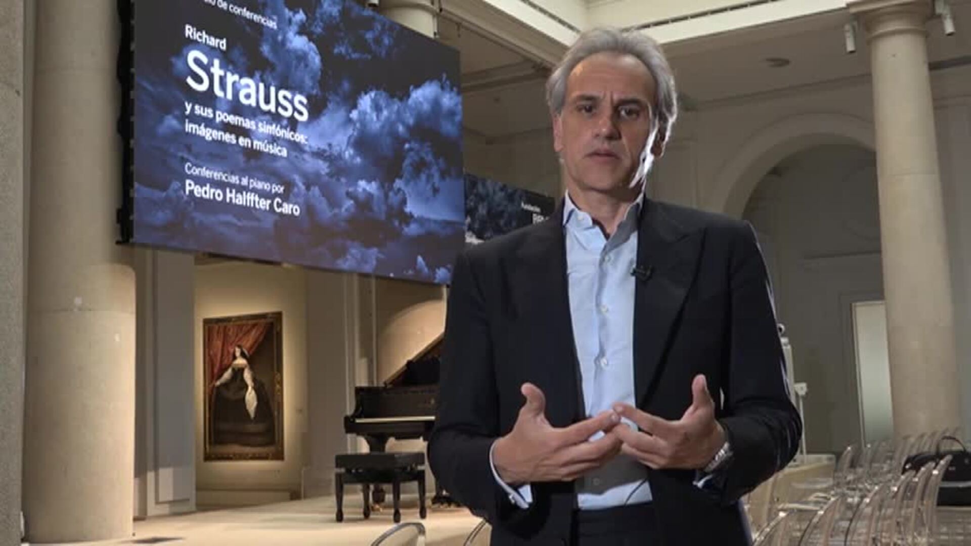 Pedro Halffter imparte en la Fundación BBVA el ciclo de conferencias &#039;Richard Strauss y sus poemas sinfónicos: imágenes en música&#039;