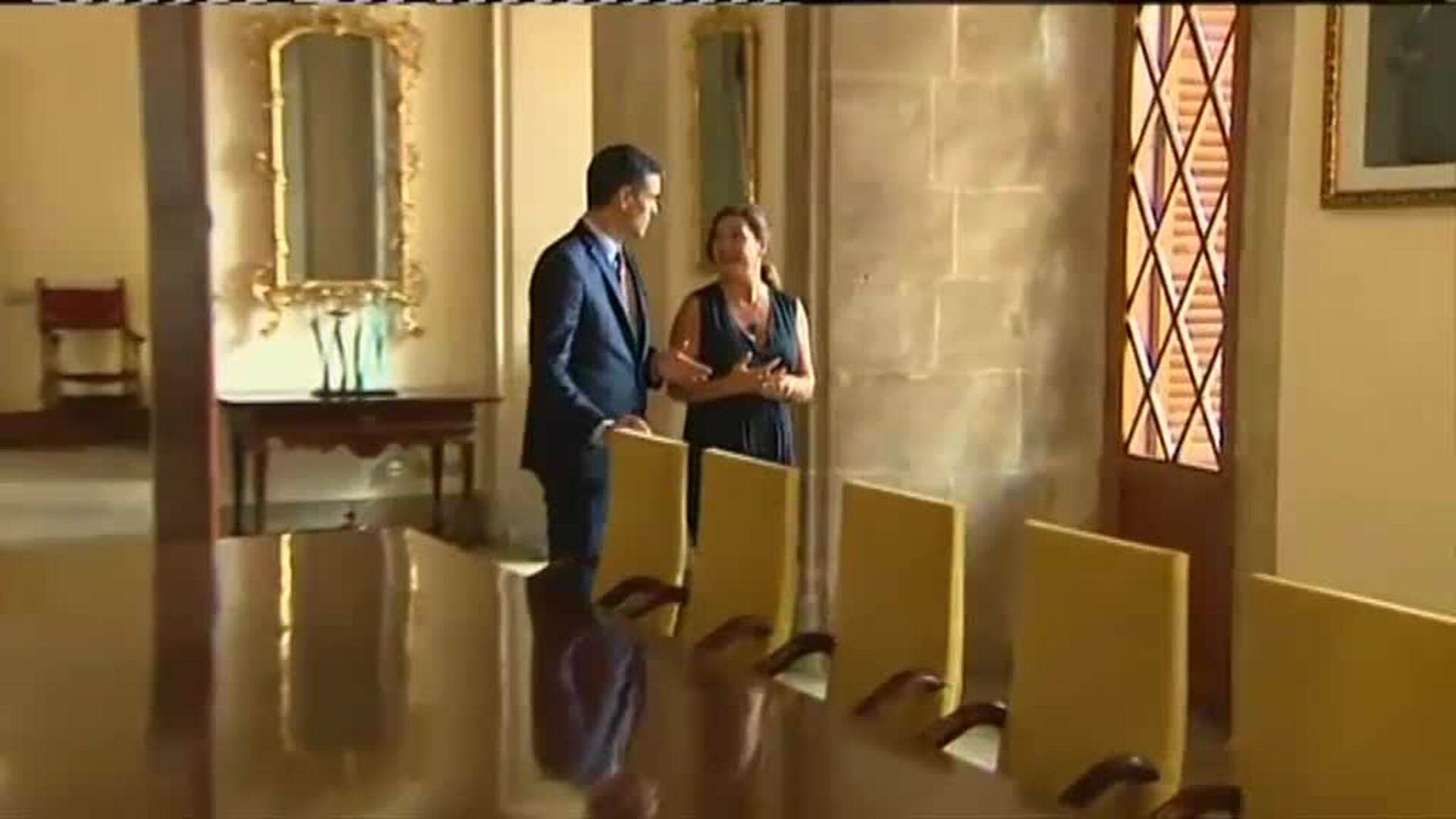 Pedro Sanchez se reúne con Francina Armengol en Mallorca