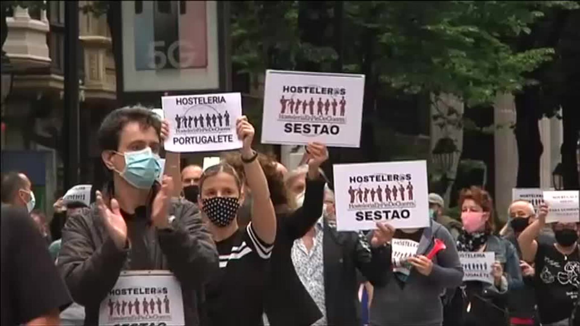 La hostelería vizcaína, en pie de guerra